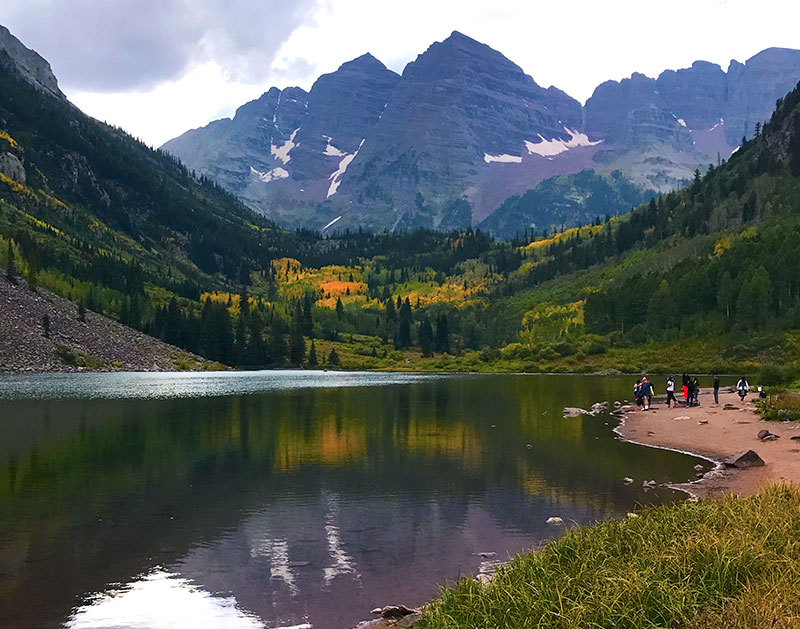 Fall colors in Colorado - Maroon Bells - photo by Jen Goode