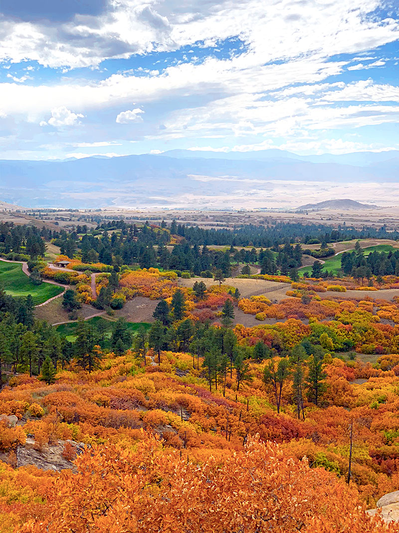 Exploring all the beautiful Fall colors in Colorado. Photo by Jen Goode